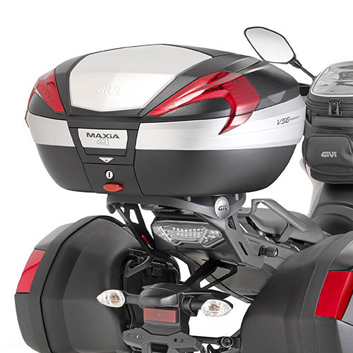 Givi V56 Maxia 4 top box fitted to a motorcycle