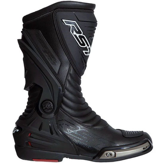 Waterproof version of the RST Tractech sports motorcycle boot, in black.